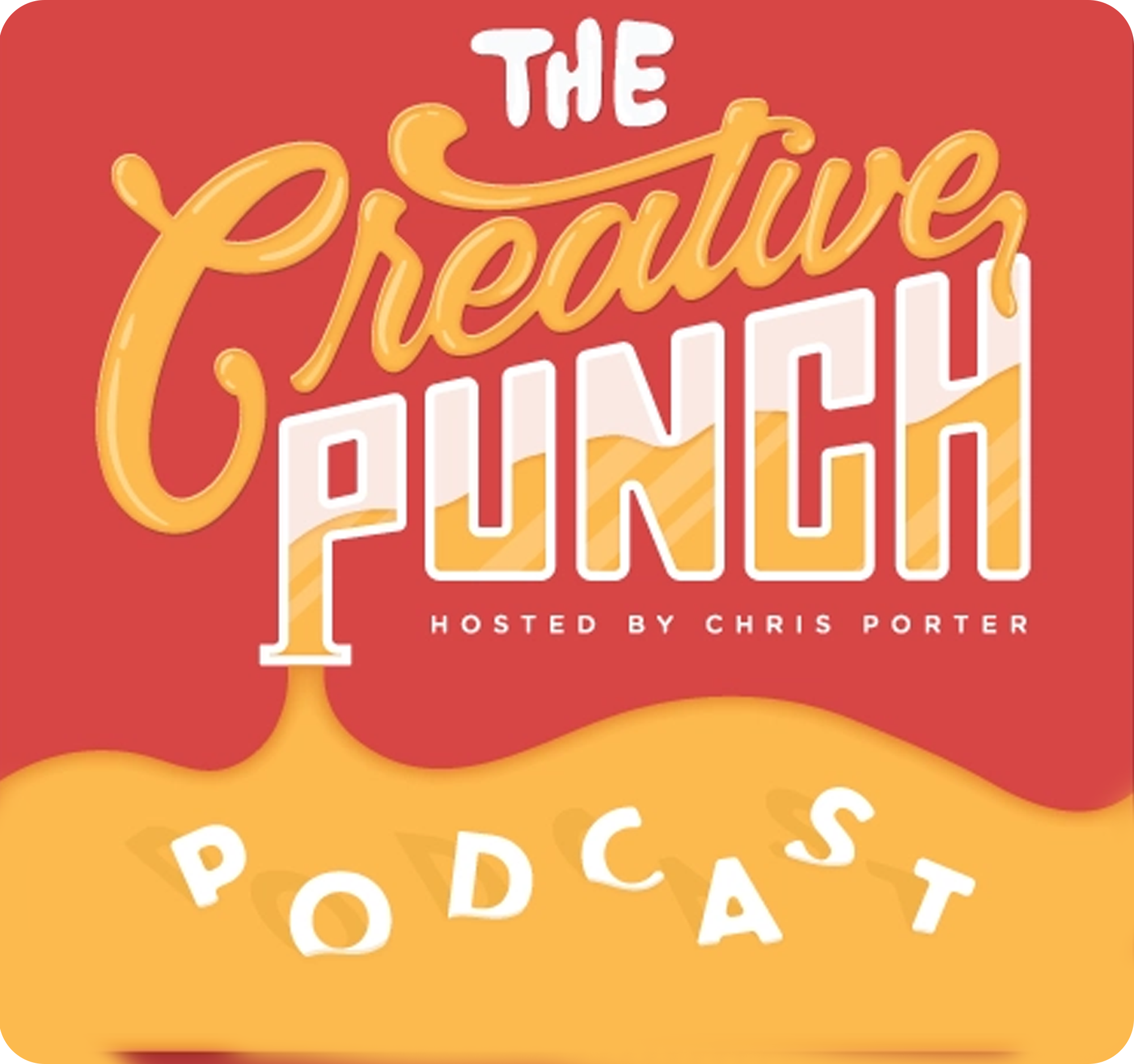The Creative Punch podcast cover art hosted by Chris Porter