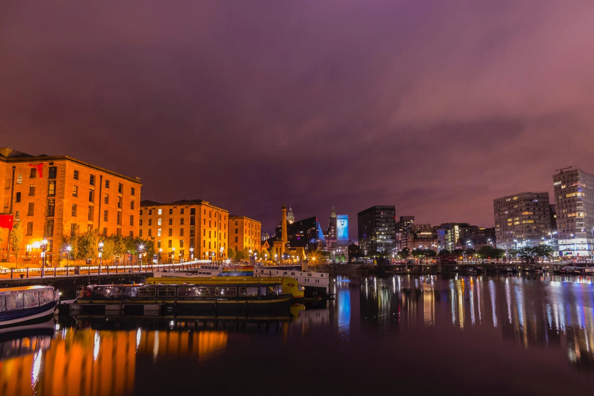 The Liverpool Albert Dock.