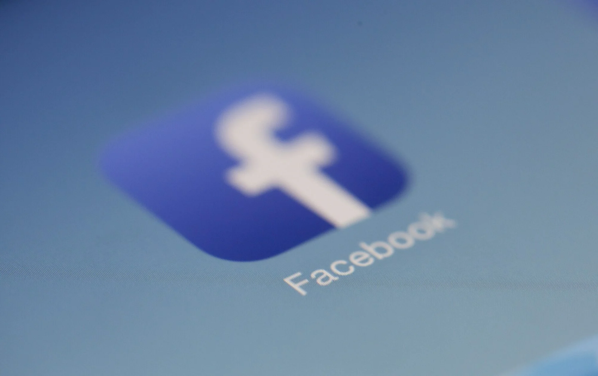 The Facebook app shown on an iPhone display.
