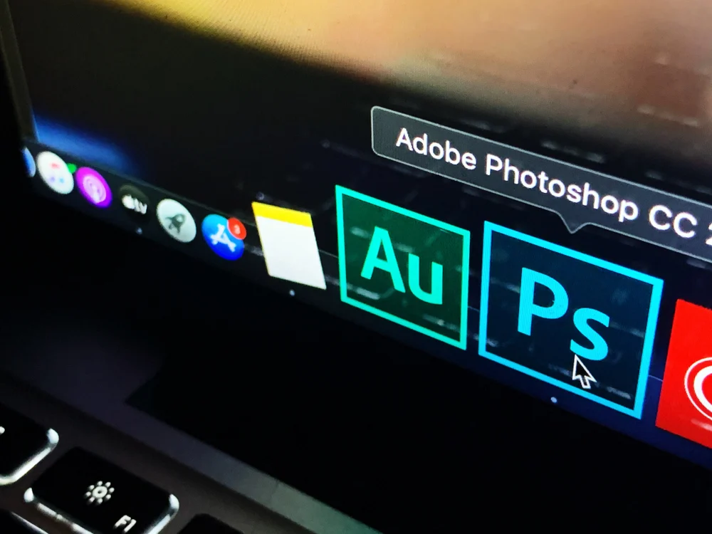 The Photoshop application being opened by a user so they can work on an animation