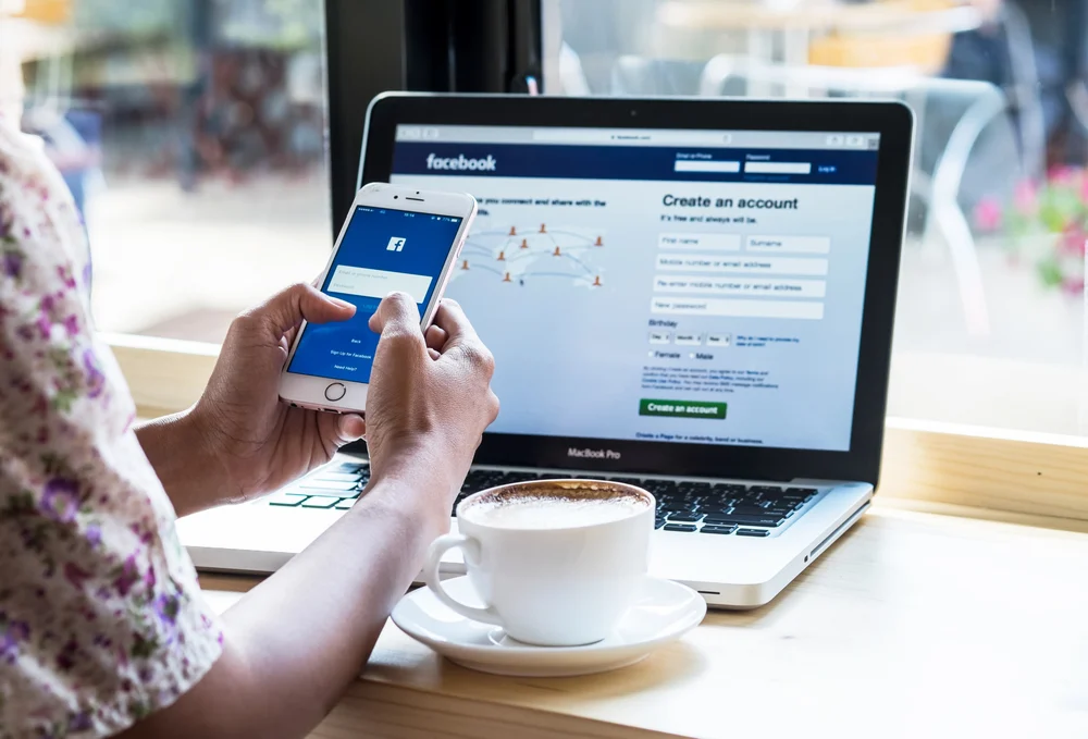 A person logging in on Facebook trying to figure out how to change the page name on Facebook.
